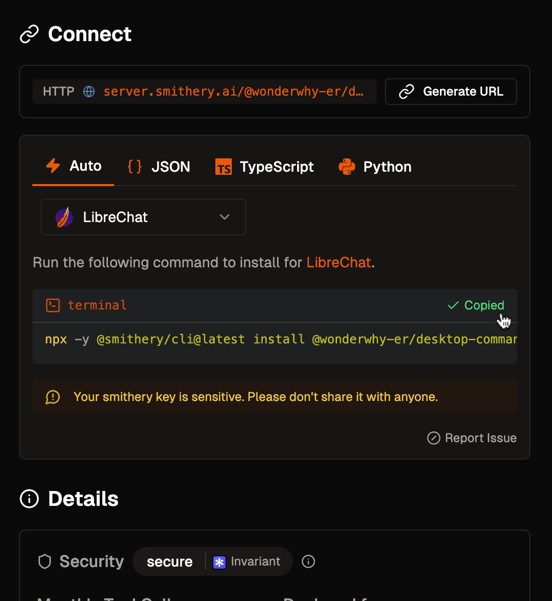 Installation Command